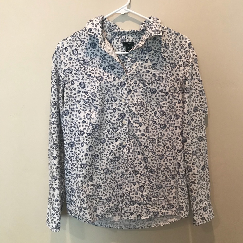 Jcrew floral button down